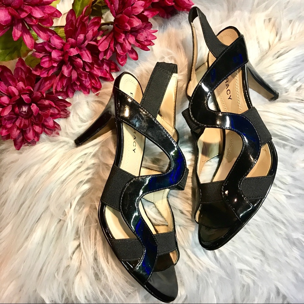 E L L E N  T R A C Y  Patent Leather Heels